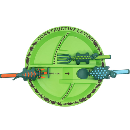 Plato y Cubiertos DinoDine™